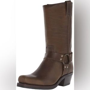 FRYE Genuine Leather Harness Buckle Boot.